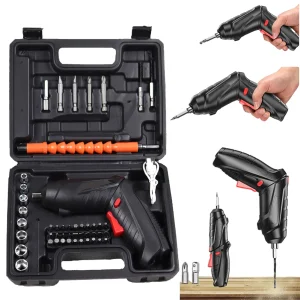 3.6v Power Tools Set Household Maintenance Repair Built-inLithium Battery Mini Household Electric Drill Cordless Screwdriver Col
