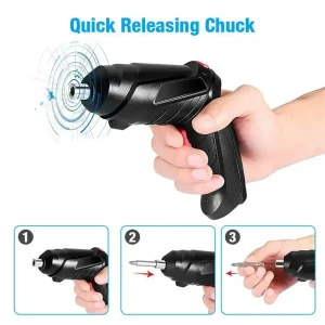 3.6v Power Tools Set Household Maintenance Repair Built-inLithium Battery Mini Household Electric Drill Cordless Screwdriver Col