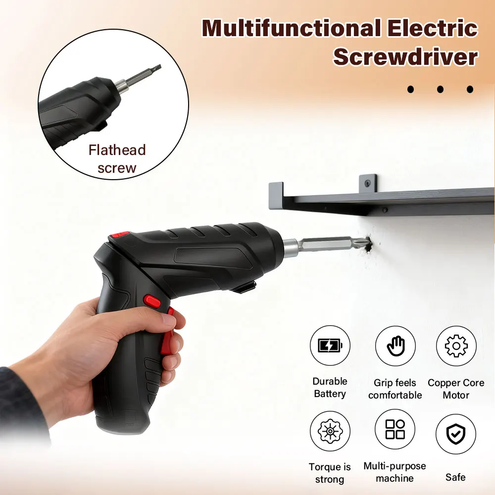 3.6v Power Tools Set Household Maintenance Repair Built-inLithium Battery Mini Household Electric Drill Cordless Screwdriver Col - Image 2