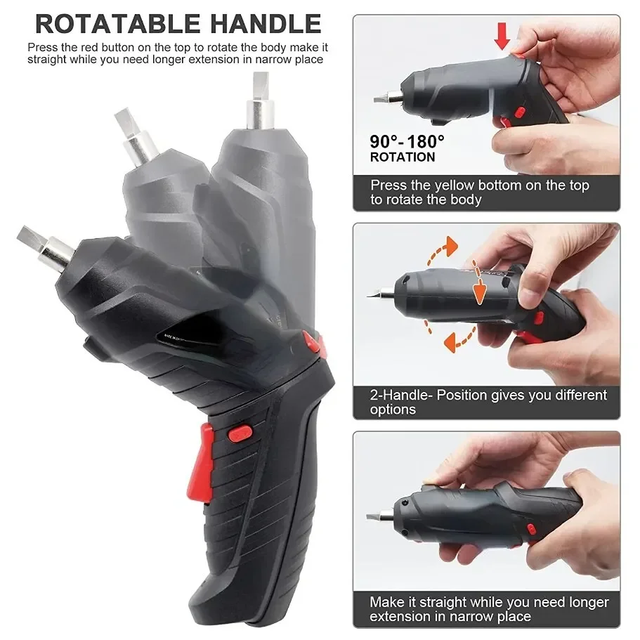 3.6v Power Tools Set Household Maintenance Repair Built-inLithium Battery Mini Household Electric Drill Cordless Screwdriver Col - Image 4