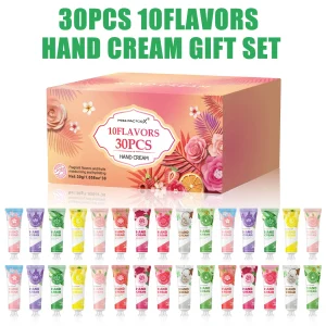 30 Pack Scented Hand Cream Gift Kit, Non Greasy Hydrating Lotion, Daily Hand Care for Home Travel and Holiday Gifts