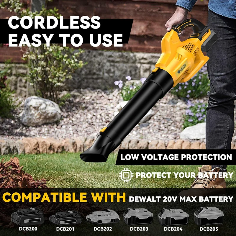 32000rpm Cordless Blower Yard Leaf Removal Storm Machine For Home And Street Power Tools For Dewalt 20V Battery Pin - Image 4