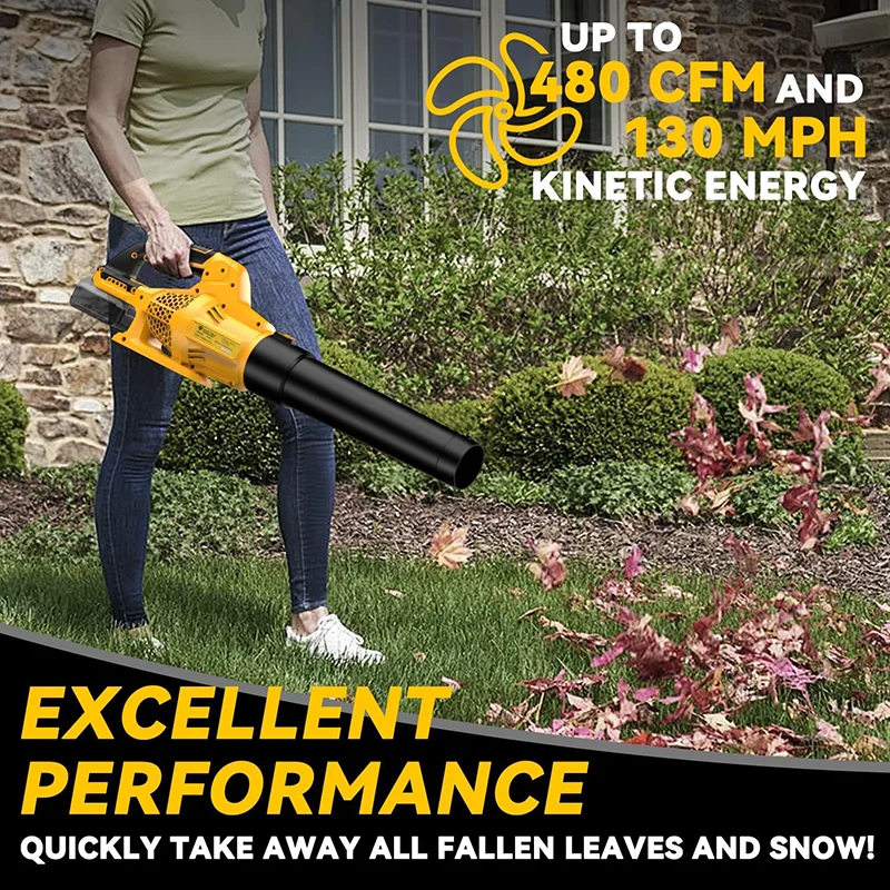 32000rpm Cordless Blower Yard Leaf Removal Storm Machine For Home And Street Power Tools For Dewalt 20V Battery Pin - Image 5