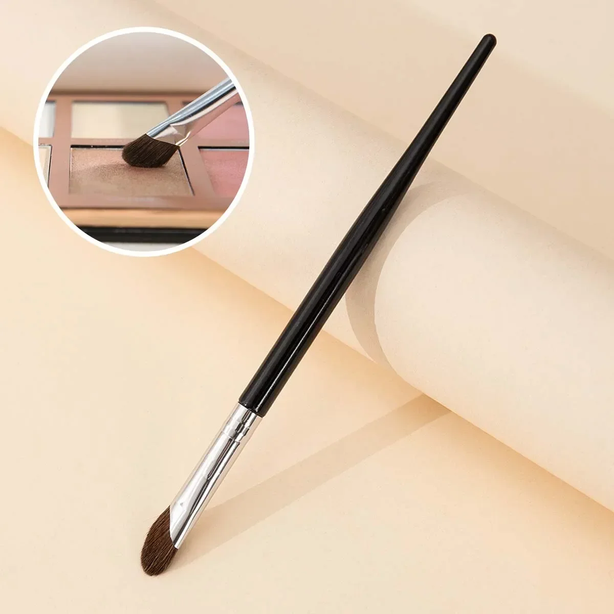 3D Contour Nose Shadow Brush - Angled Eyeliner Wand, Portable travel,Highlighter Makeup Brush,Beginner Professional Makeup Tools - Image 3