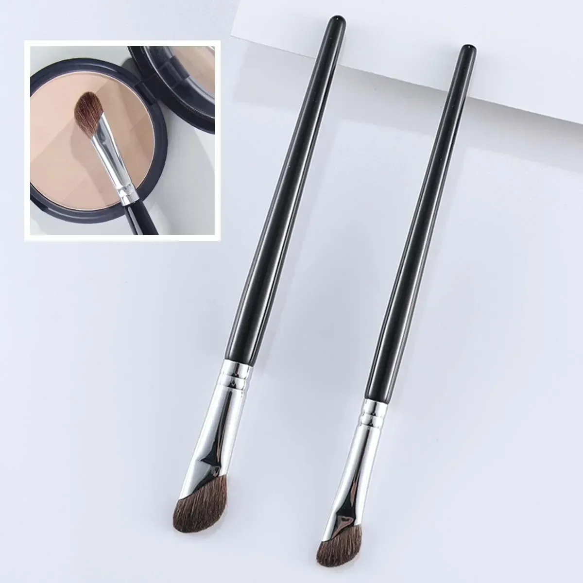 3D Contour Nose Shadow Brush - Angled Eyeliner Wand, Portable travel,Highlighter Makeup Brush,Beginner Professional Makeup Tools - Image 4