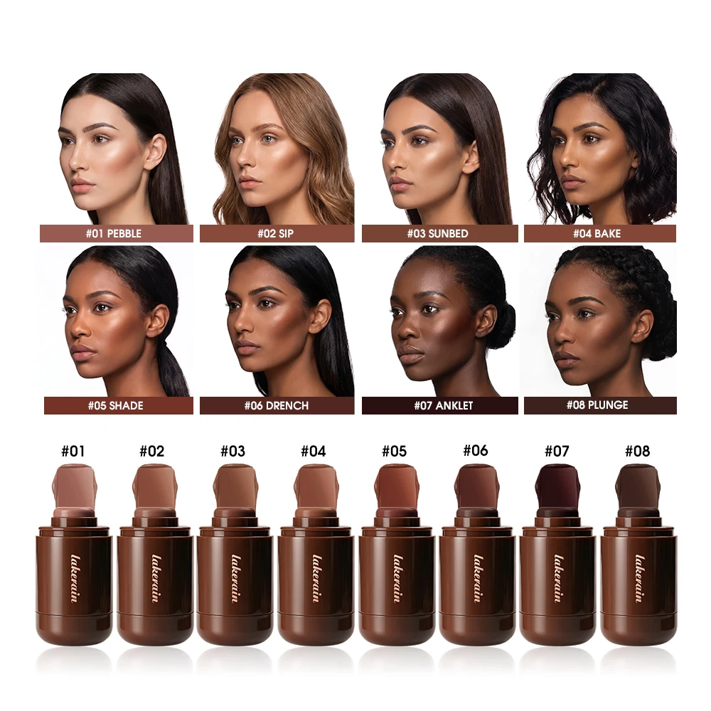 3D Contour Stick Packet Bronzer Cream Stick Face Contour Blush Cream Cheek Easy To Apply Color Makeup - Image 3