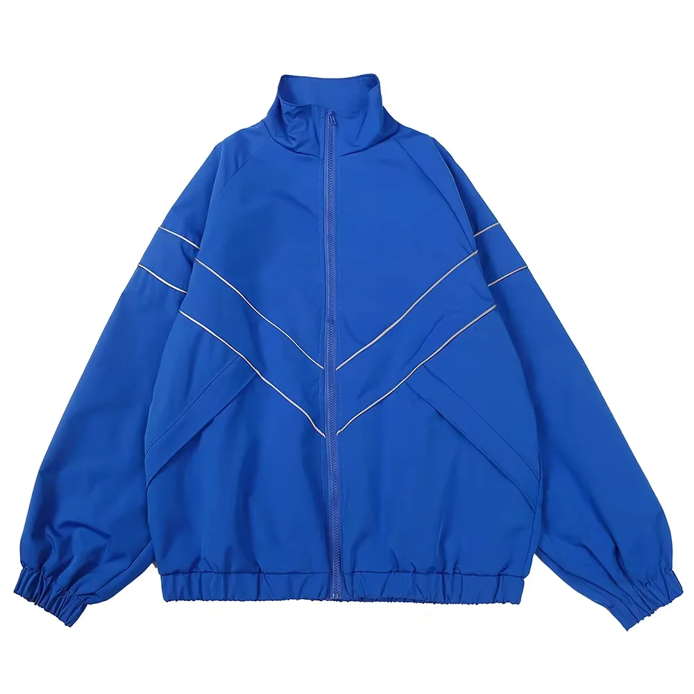 3M Reflect Functional Jacket Men Black Windbreaker Coats Spring Autumn Outdoor Windproof Waterproof Night Riding Zipper Jackets - Image 3
