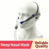 3PCS CPAP Nasal Pillow Mask with S/M/L Silicone Cushion Adjustable Soft Headband Flexible AntiLeak Sleep Apnea Breathing Machine