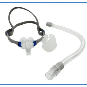 3PCS with S/M/L Silicone Cushion Adjustable Soft Headband Flexible AntiLeak Sleep Apnea Breathing Machine CPAP Nasal Pillow Mask