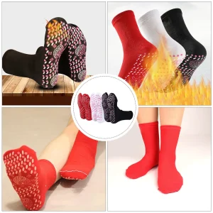 3Pairs Self Heating Socks Winter Warm Breathable Outdoor Heated Socks Ski Climbing Cycling Nervous System Regulation