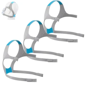 3Pcs Unisex Soft Comfortable CPAP Headgear Replacement Strap for AirFit N20 AirTouch N20 F20 Sleep Therapy Accessory