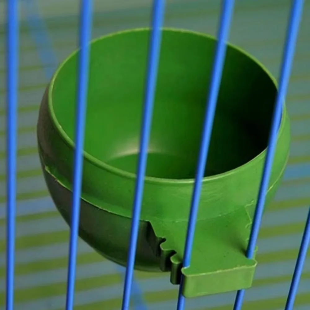 3Pcs/Set Parrot Mini Water Bowl bird food bowl bird food box food jar birdcage universal wire cage feed box bird supplies - Image 6