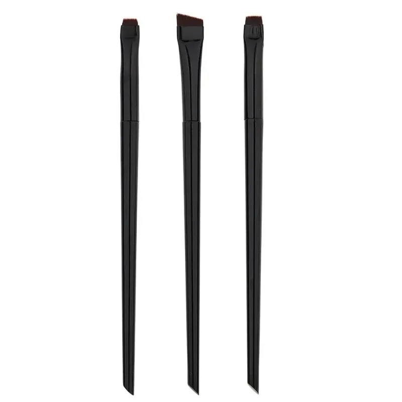 3Pcs/set Blade Eyeliner Brushes Eyebrow Brush Portable Flat Fine Eye Liner Brow Contour Makeup Brush Make Up Tool - Image 2