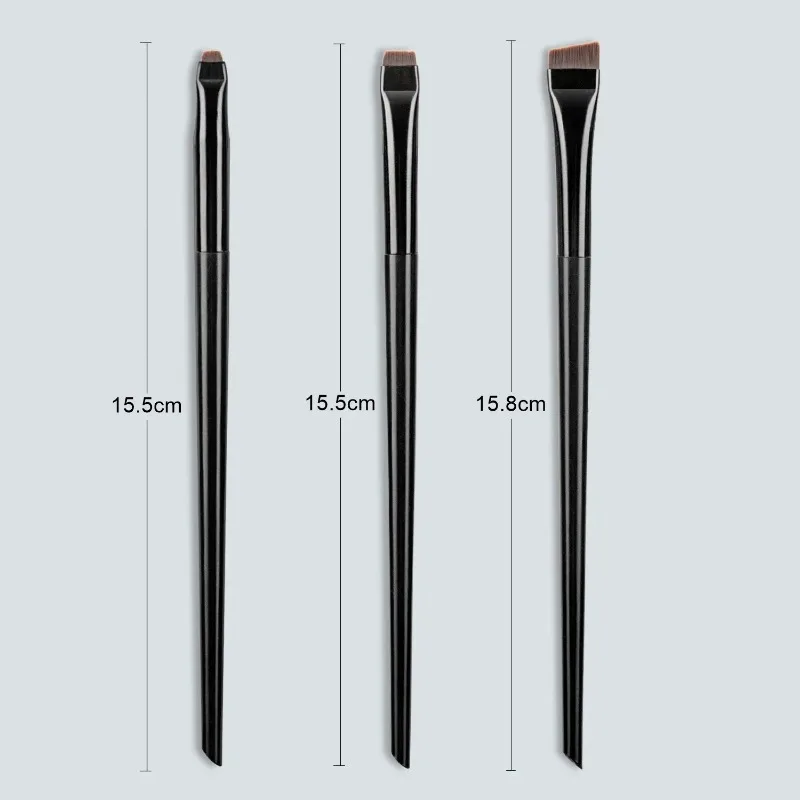 3Pcs/set Blade Eyeliner Brushes Eyebrow Brush Portable Flat Fine Eye Liner Brow Contour Makeup Brush Make Up Tool - Image 6