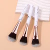 3pcs Blush Makeup Brush,Multi‑Function Face Brushes for Blush,Bronzer,Comfortable Grip for Smooth Even Powder Application
