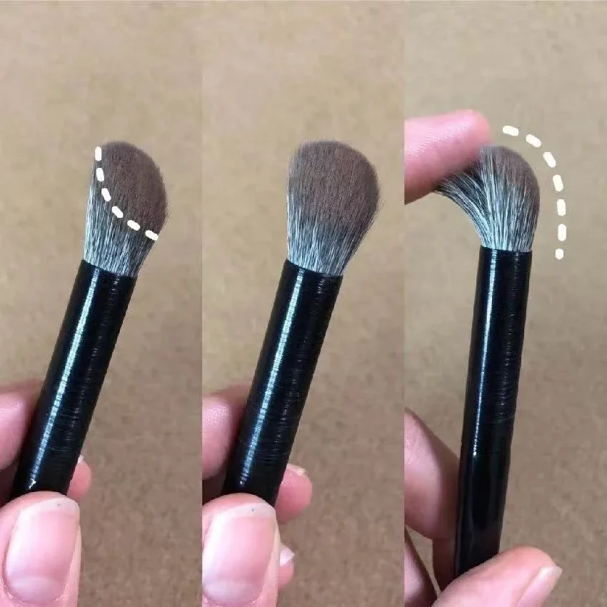 3pcs Professional Nose Shadow Brush Eye Angled Contour Sickle-shaped Makeup Brushes Beauty Cosmetic Blending Concealer Tool - Image 5