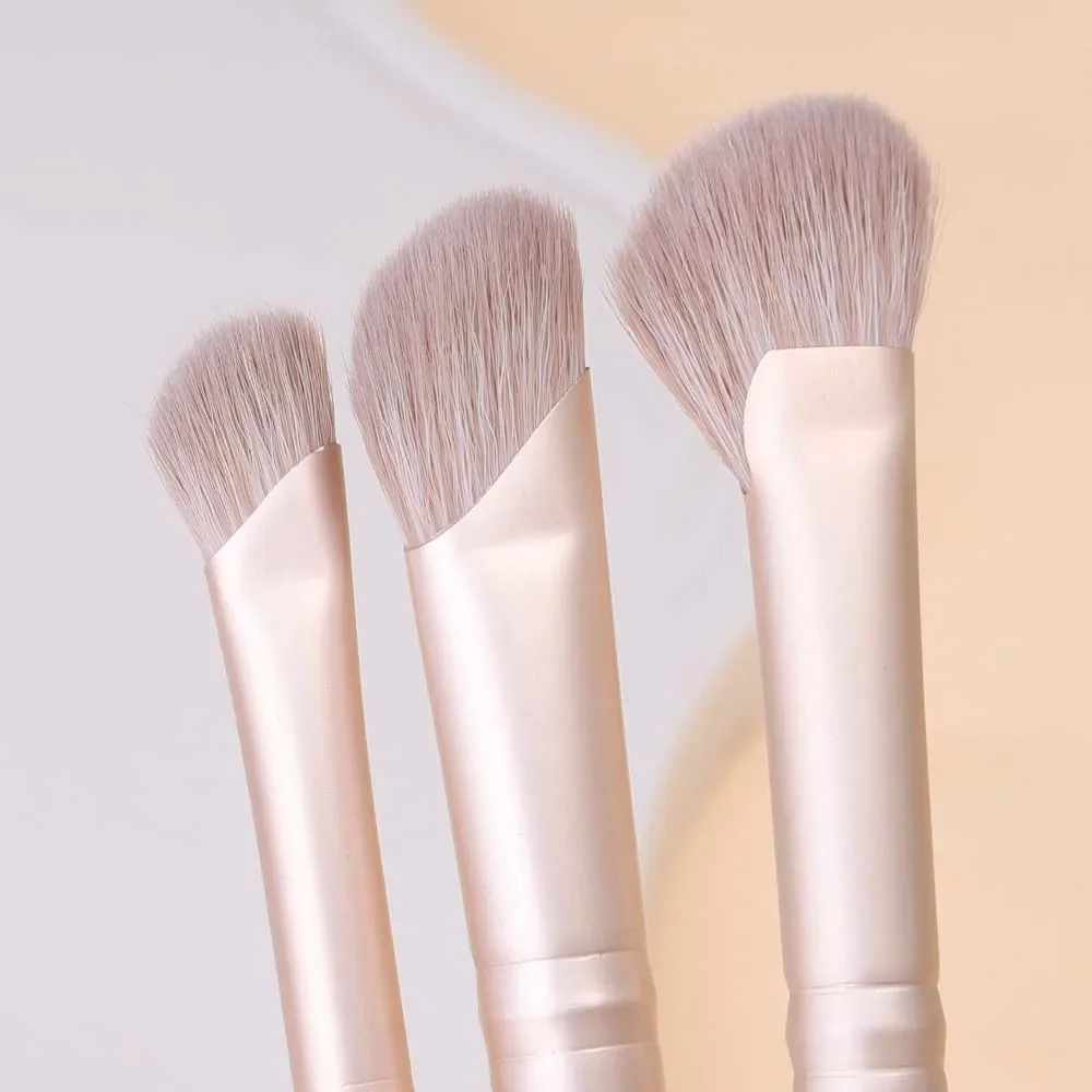 3pcs Professional Nose Shadow Brush Eye Angled Contour Sickle-shaped Makeup Brushes Beauty Cosmetic Blending Concealer Tool - Image 3