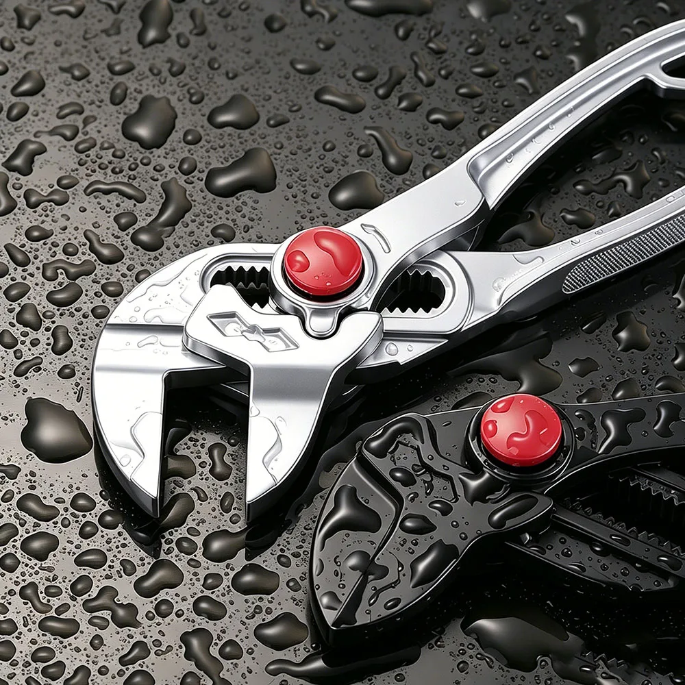 4 Inch Adjustable Water Pump Pliers Mini Multifunctional Plumbing Pipe Wrench Industrial Grade High Hardness Hand Tool - Image 6