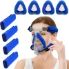 4 Pack CPAP Mask Liners + 4 Pack CPAP Strap Covers Compatible with F20 Full Face CPAP Masks Full Face Replacement Cushion (Blue)