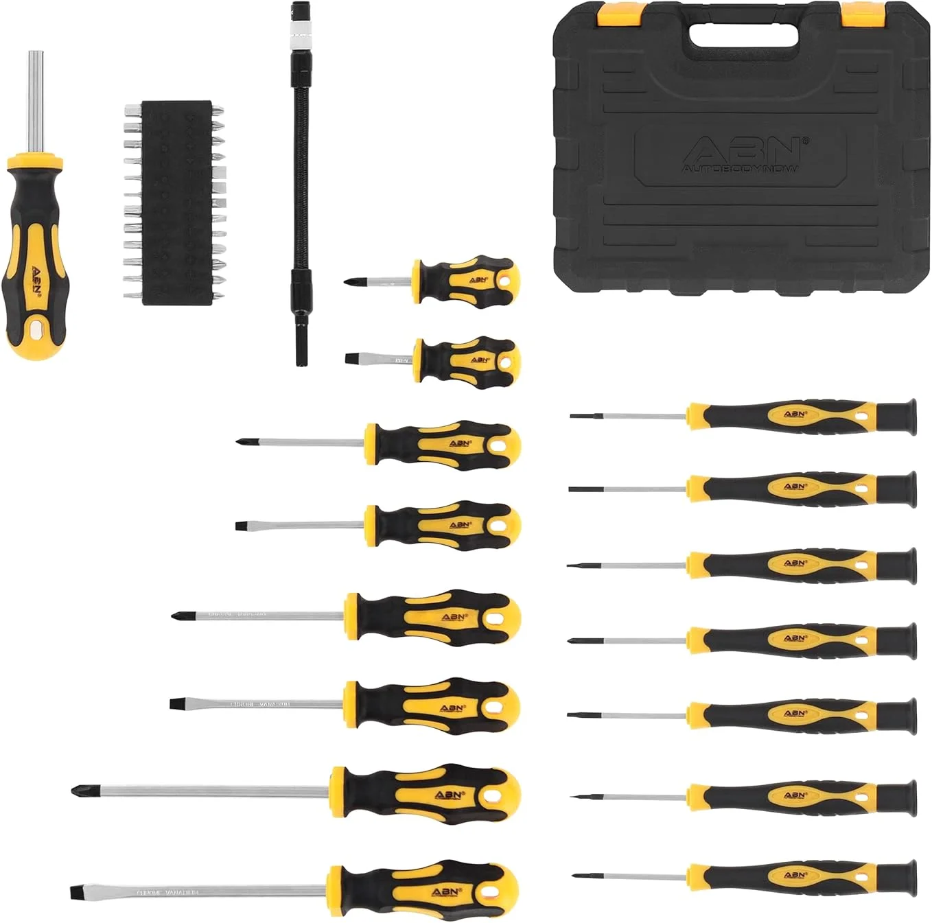 43pcs Magnetic Screwdrivers Set with Case Heavy Duty Chrome Vanadium Steel Magnetic Tips Screwdriver Hand Tools - Image 6