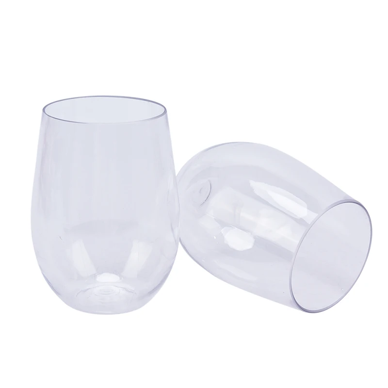 463ml Unbreakable Wine Glasses Shatterproof Plastic Glass Safe Reusable Transparent Fruit Juice Beer Cup Party Supplies - Image 3