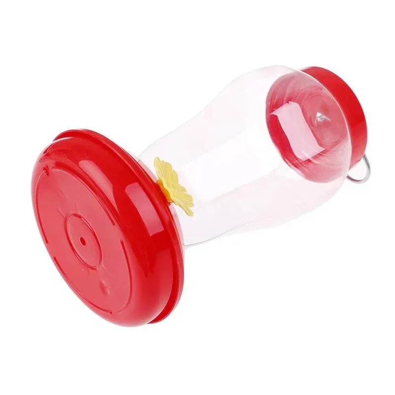 480ML Plastics Bird Water Feeder Bottle Clear Hanging Hummingbird Feeder For Garden Plastic Flower Iron Hook Pet Bird Supplies - Image 4