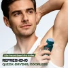 48H Men Antiperspirant Deodorant, Motion-Activated Anti-Perspirant Roll On, Anti-Stain Refreshing Body Odor Remover, 4 Scents f