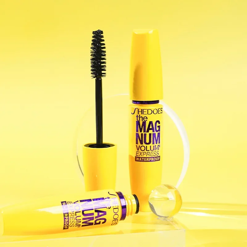 4D Black Mascara Thickening, Lengthening, Curling, Waterproof Liquid Fiber Mascara - Image 6