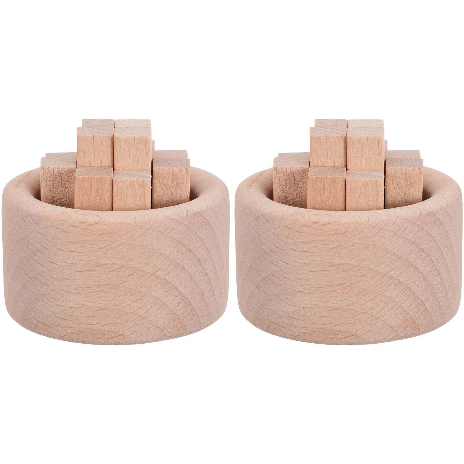 4Pcs Wood Grain Essential Oil Diffuser Set Natural Wooden Scent Spreader for Home Aromatherapy Waterless Air Freshener Bedroom