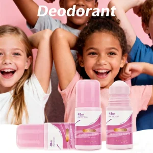 5 Scents Roll On Deodorant, 48H Antiperspirant Deodorant Roller, Underarm Odor Control, Portable Body Deodorant for Daily Use