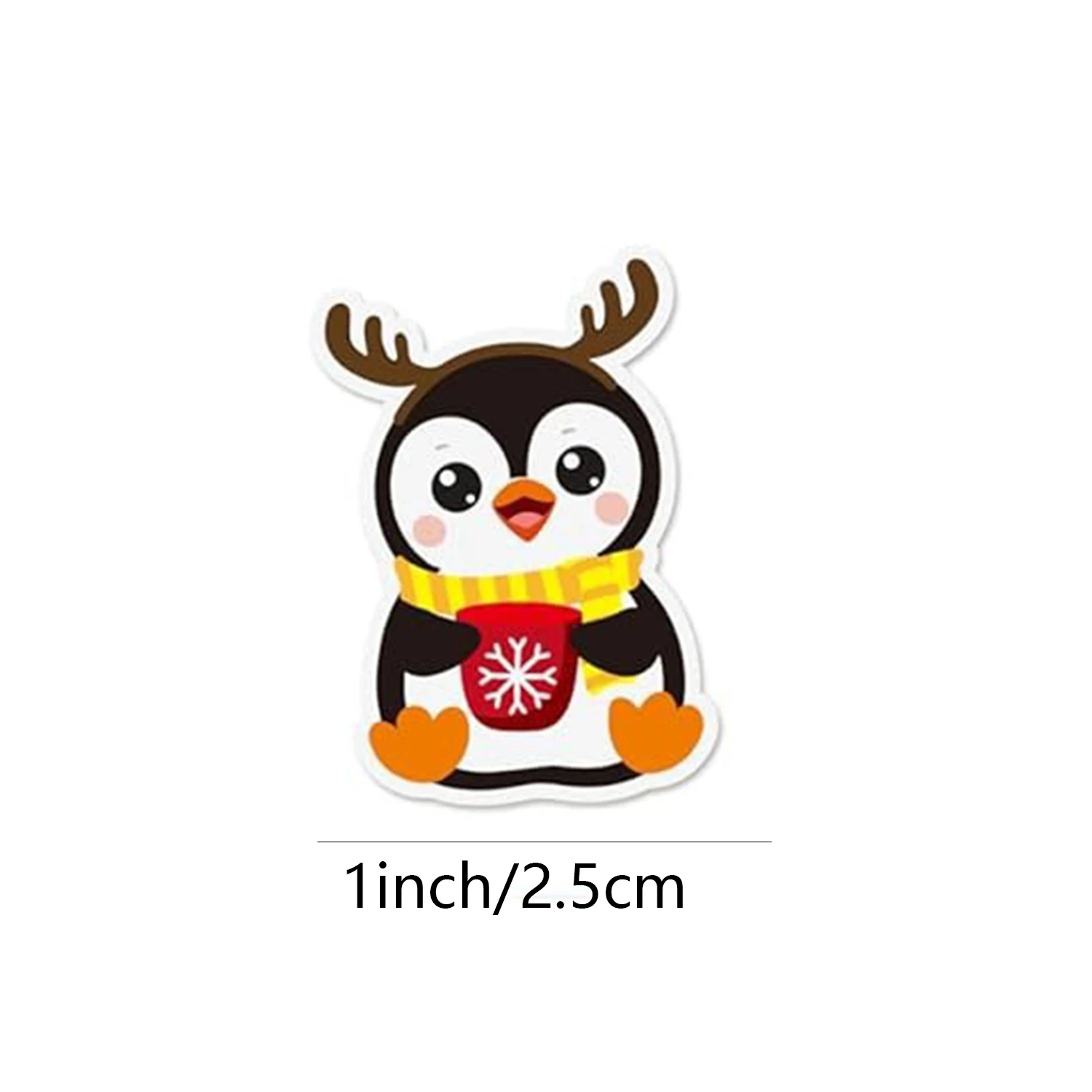 50-500pcs Penguin Animal Sticker Merry Christmas Stickers Christmas Theme Seal Labels For DIY Gift Baking Package Envelope - Image 2