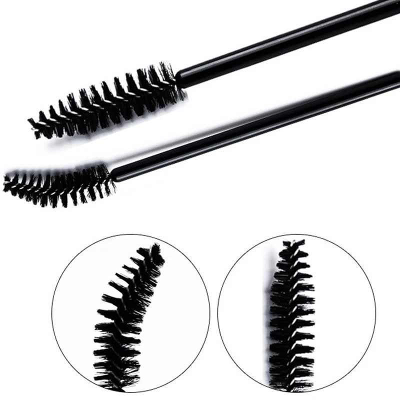500/1000pcs Eyelash Brush Applicator Wholesale Lash Mascara Wands Brushes For Eyelash Extension Eyebrow Spoolies Beauty Tools - Image 3