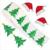 500Pcs Gift Sealing Stickers Christmas Tree Hat Snowflake Santa Mail Festival Party Decorations Labels Children's Toys Sticker