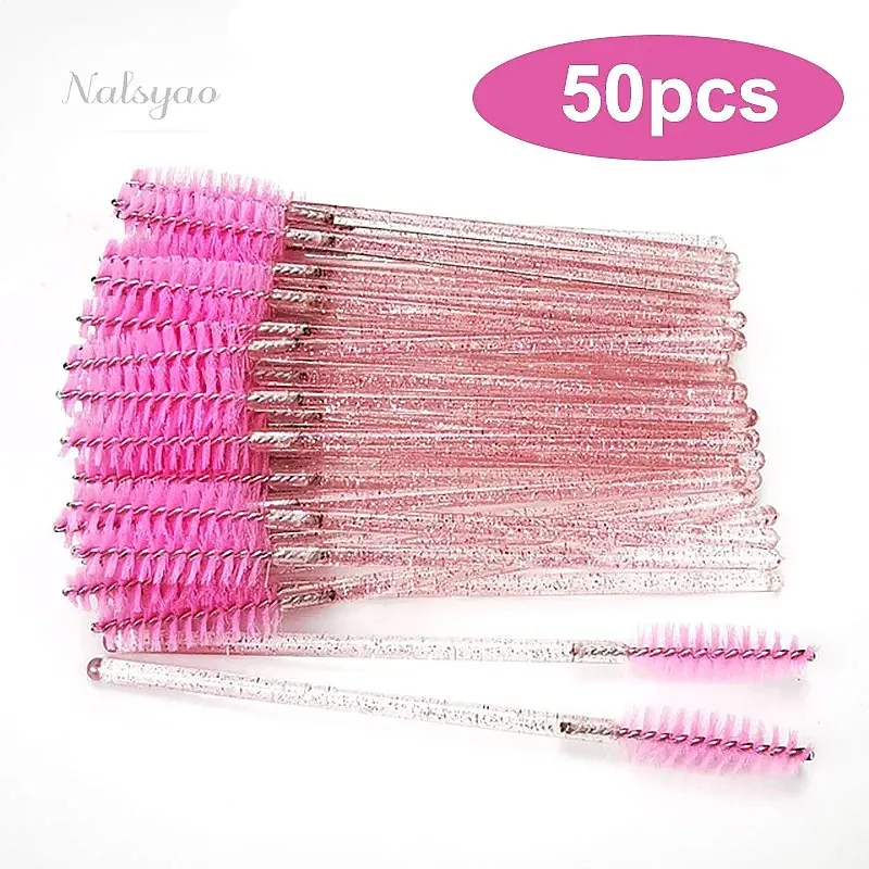 50/1000/2000pcs Spoolie Brushes Mascara Wands Eyelash Brush Applicator Makeup Tools Eyebrow Lash Cleaning Disposable Spoolies - Image 3