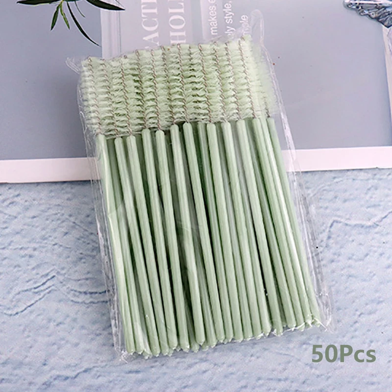50Pcs Eyelash Brushes Makeup Brushes Disposable Mascara Wands Applicator Spoolers Eye Lashes Cosmetic Brush Lash Extension Tool - Image 2