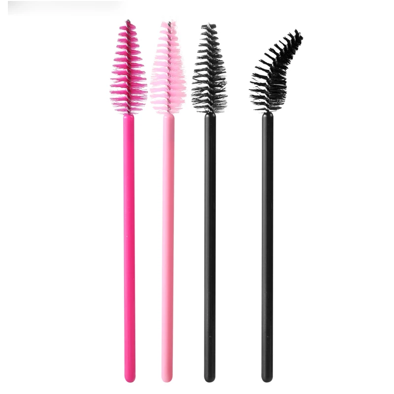 50pcs Eyelash Eyebrow Brush Water Drop Shape Nylon Material Lashes Makeup Brushes Eyelash Extension Beauty Tools Mascara Wand - Image 3