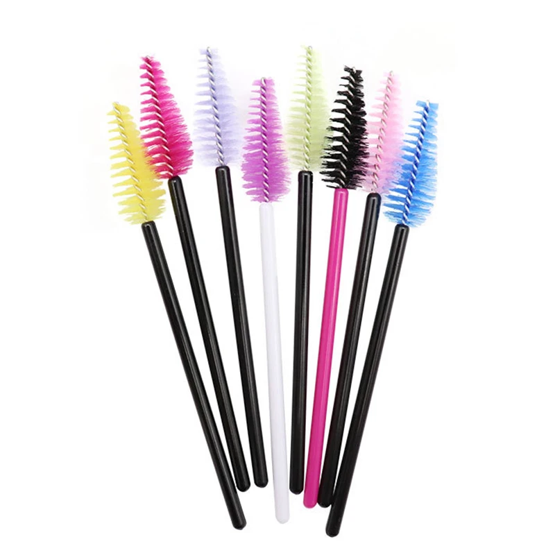 50pcs Eyelash Eyebrow Brush Water Drop Shape Nylon Material Lashes Makeup Brushes Eyelash Extension Beauty Tools Mascara Wand - Image 5