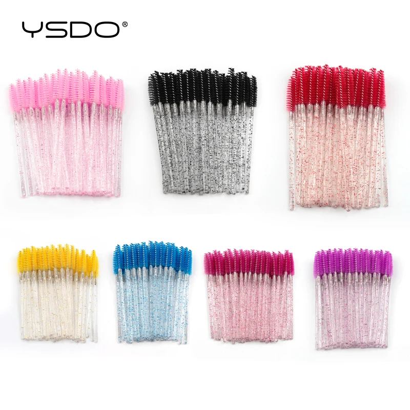 5/50 Pcs Eyelash Brushes False Eye Lashes Extension Tools Eyebrow Brush Mascara Wands Applicator Spoolers Lashes Cosmetic Tool - Image 6