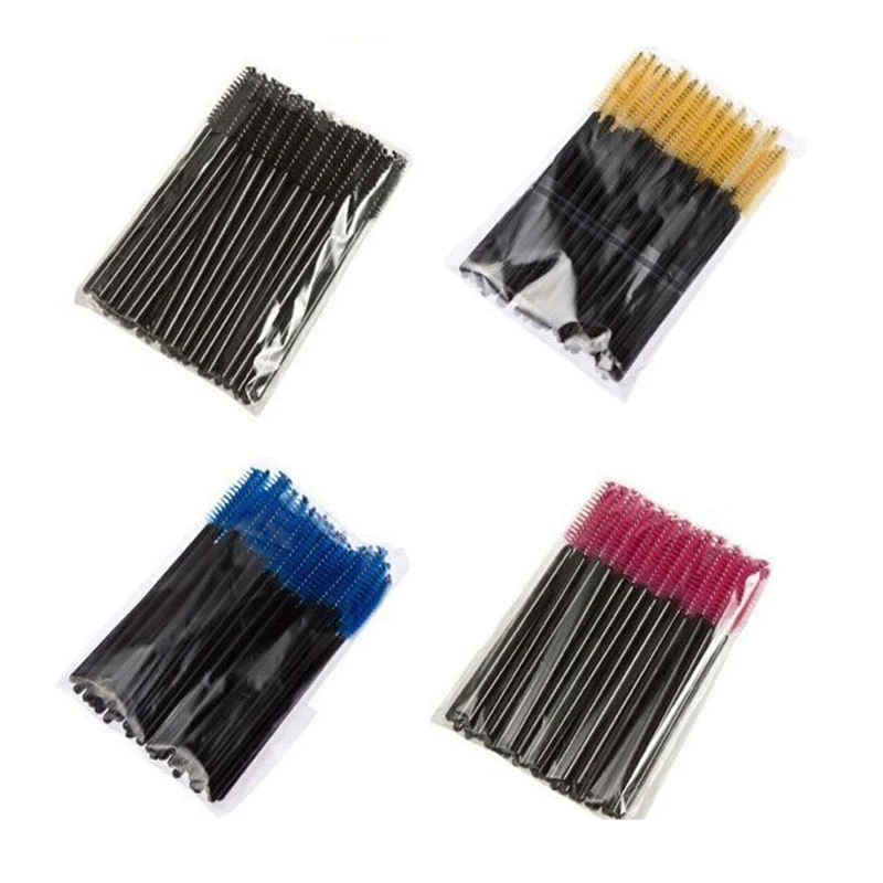 5/50Pcs Eyelashes Makeup Brushes Professional Mascara Wands Applicator Spoolers Eye Lashes Cosmetic Brush Makeup Tool - Image 6