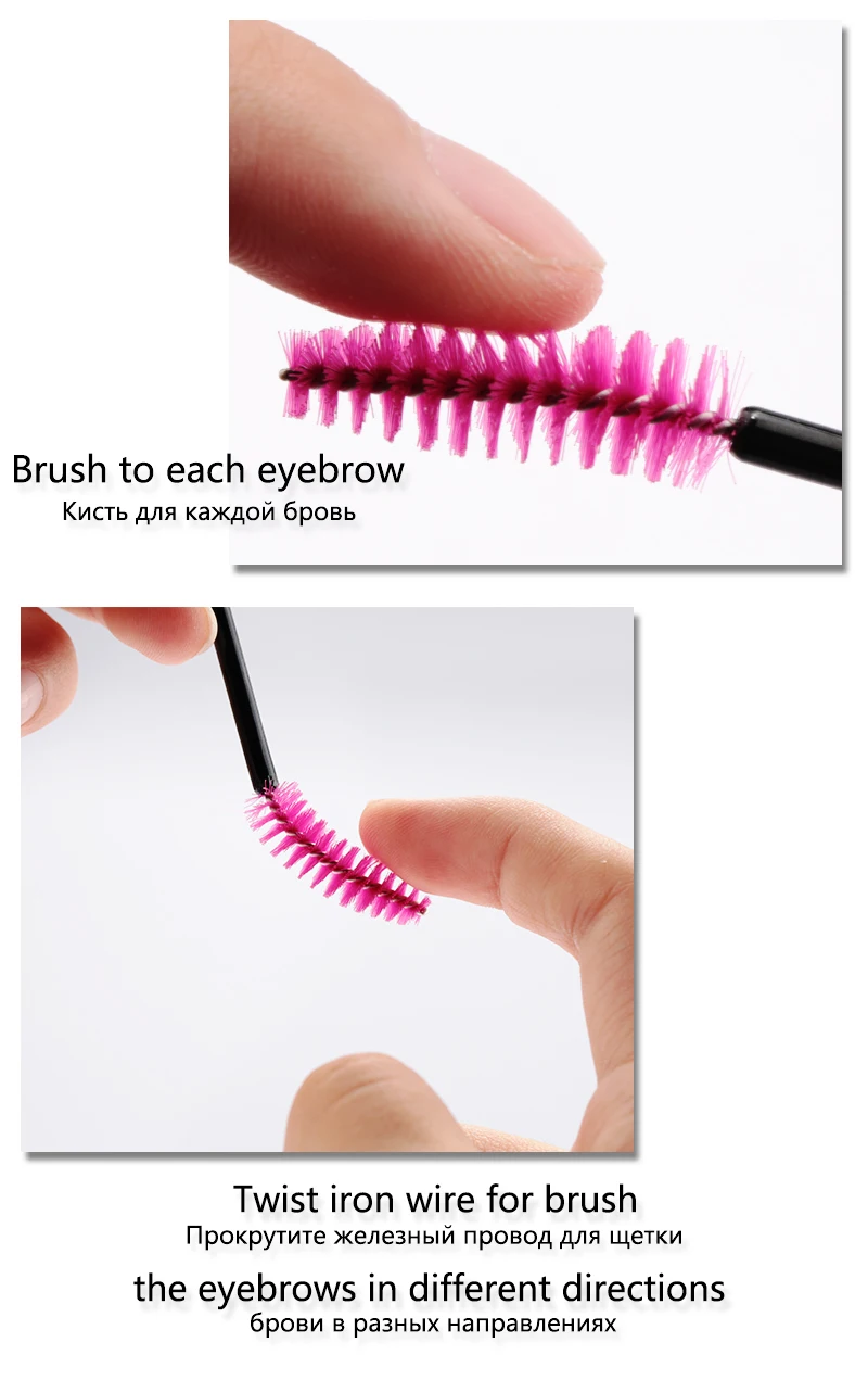 5/50Pcs Eyelashes Makeup Brushes Professional Mascara Wands Applicator Spoolers Eye Lashes Cosmetic Brush Makeup Tool - Image 4