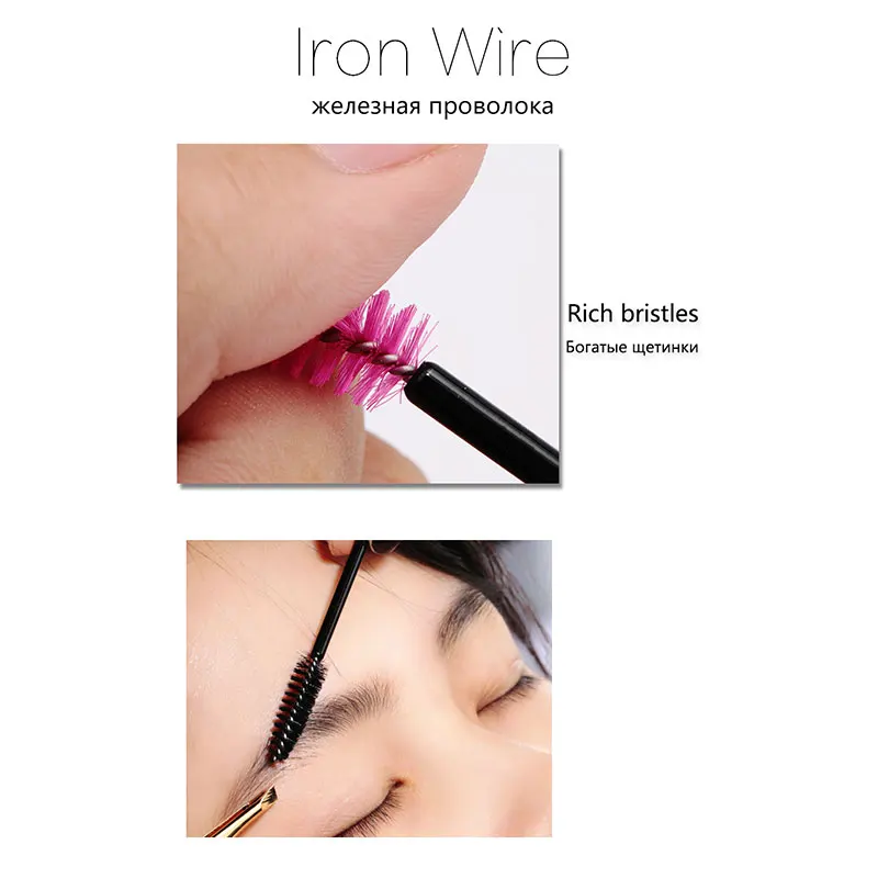 5/50Pcs Eyelashes Makeup Brushes Professional Mascara Wands Applicator Spoolers Eye Lashes Cosmetic Brush Makeup Tool - Image 5