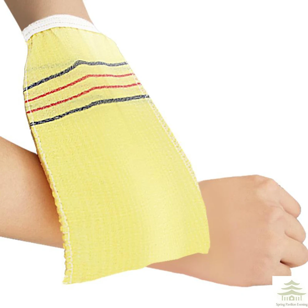 5Pcs Exfoliating Bath Pad Towels Set Korean Italy Asian Exfoliating Bath Washcloth Body Scrub Shower Soft Polyester Cotton - Image 6