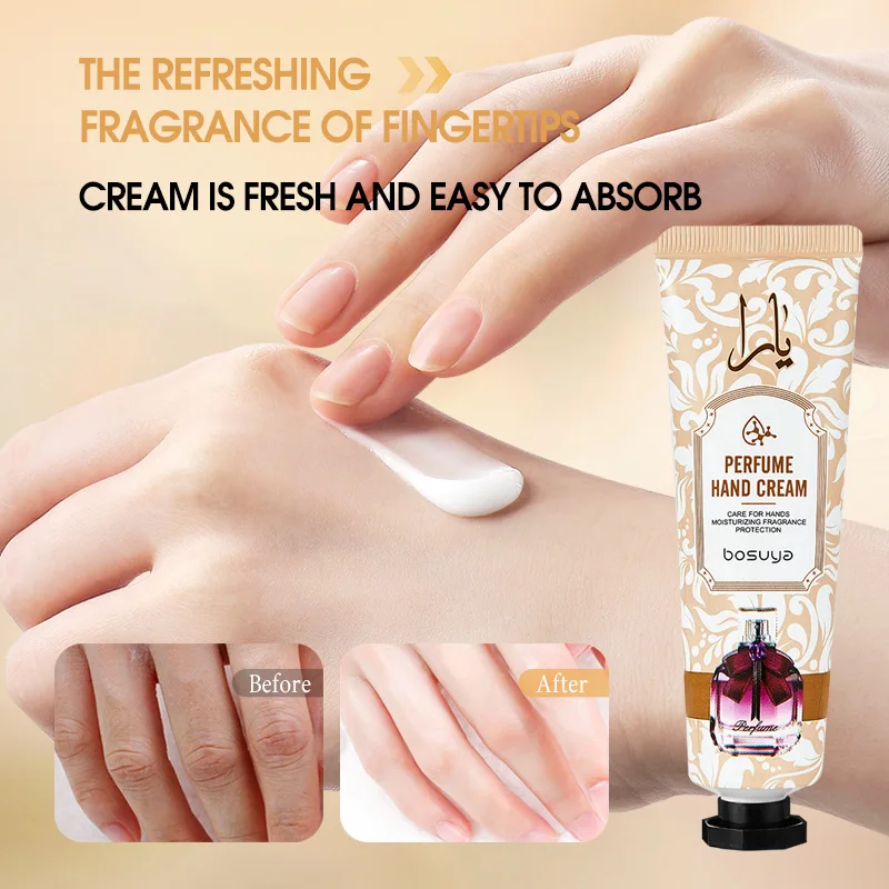 5Pcs/set Plant Fragrance Hand Cream Sets Moisturizing Repair Anti Dry Sets Nourishing Hand Skincare Lotion Sets Christmas Gift - Image 2