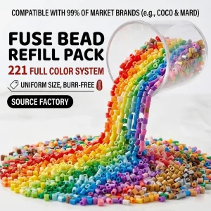 5mm Hama Beads 221 Colors 120 Color Set 1000PCS Perler Fuse Beads DIY Puzzle Pixel Art Ironing Beads Educational Toy Kids Gift