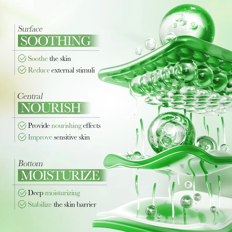 5pcs/set BIOAQUA Centella Asiatica Skin Care Sets Moisturizing Facial Cleanser Face Cream Serum Anti-Aging Facial Skin Care Kit - Image 3