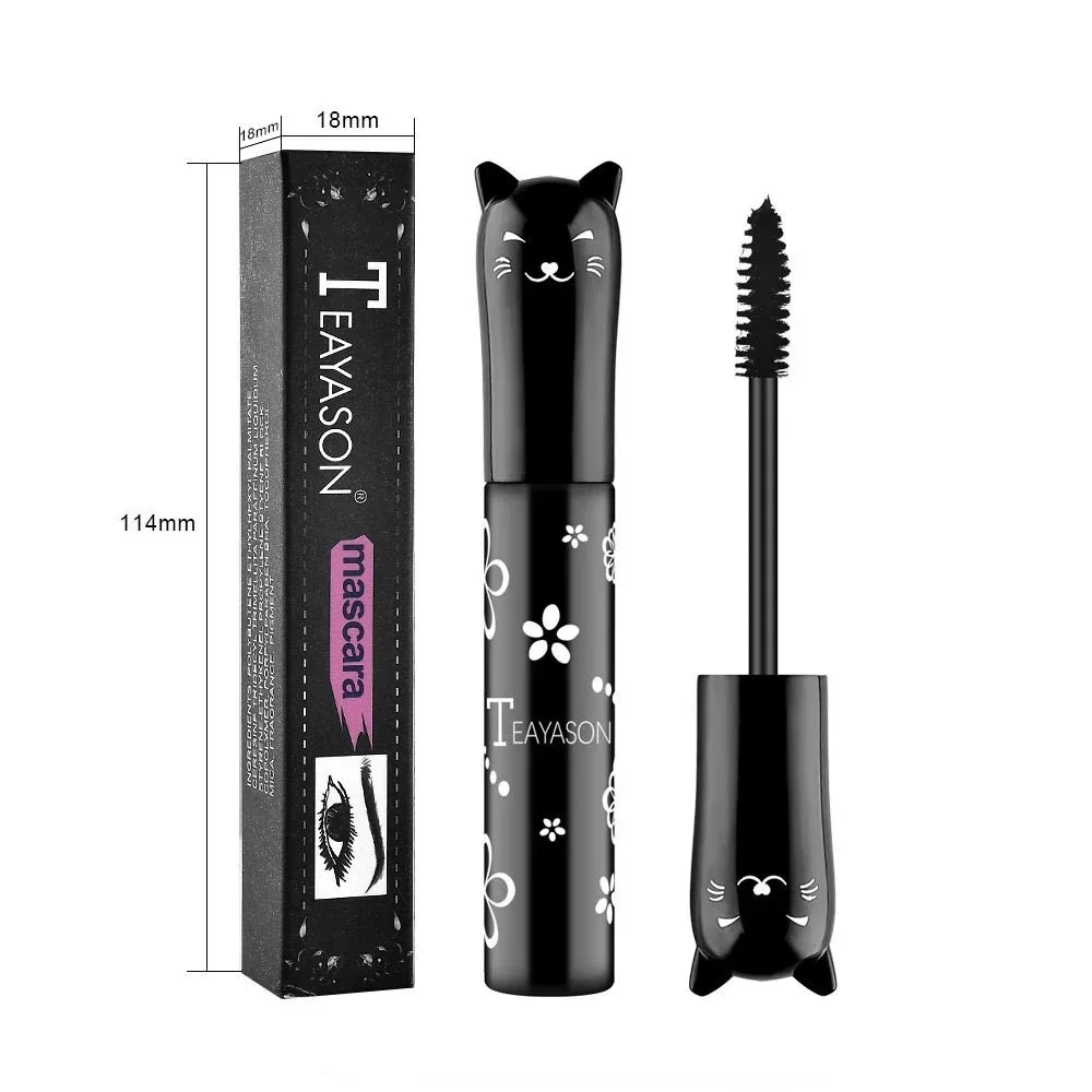 6 Color Mascara Waterproof Fast Dry Eyelashes Curls Extension Make-Up Eyelashes Blue Pink Purple Black White Coffee Ink Mascara - Image 3
