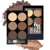 6 Colors Highlight Contouring Powder Palette Face Shadow Contouring Powder Makeup Palette With Brush Face Bronzer Color Correcti