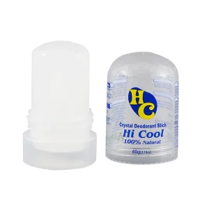 60g Natural Alum Crystal Deodorant Stick for Women & Men – Potassium Alum Stone for Odor Control,Non-Sticky Mineral Rock Design