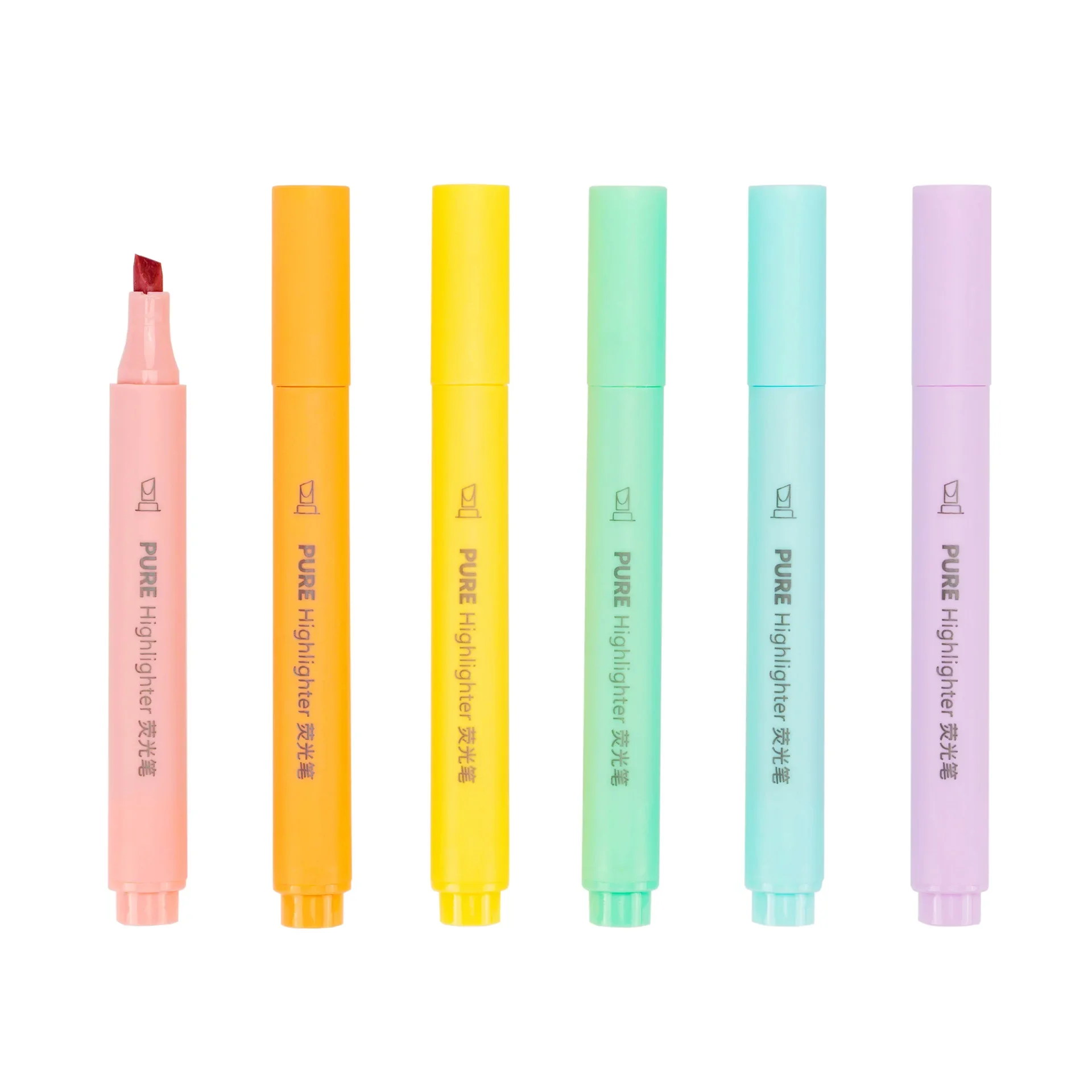 6Pcs/set Pastel Color Macaron Highlighter Pen Marker Pens Fluorescent Pen Drawing Highlighters Cute Stationery School Supplies - Image 5