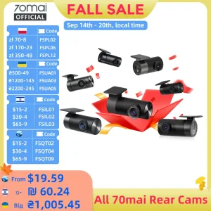 70mai Rear Cam RC06 RC11 RC12 RC14 RC22 Interior FC02 for 70mai 4K A810 A800SE 70mai A510 A200 A500S X800 RC24 RC41 for T800